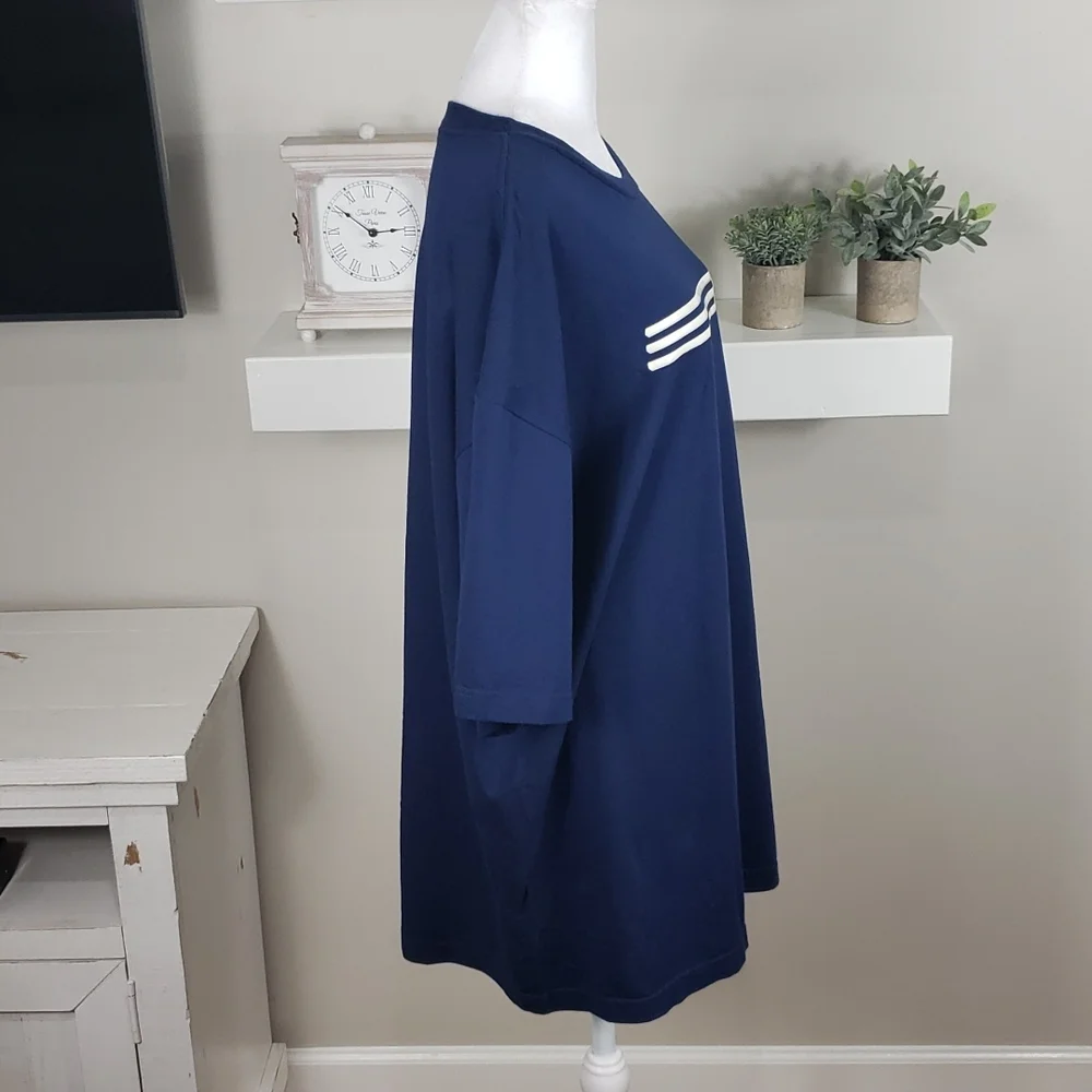 Adidas Blue Short Sleeve Tee